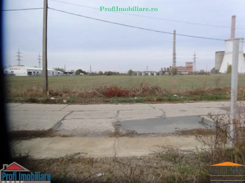 Teren 5.000 mp pt. diverse activitati cu acces din sosea strada Ovidiu in fata la CET Arad - foto 6