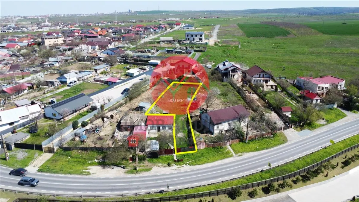 Teren Mineri 600 mp cu vedere directa la balta, utilitati, acces asfalt - foto 1