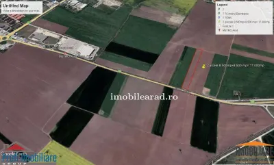 Teren intravilan 17.000 mp la Centura intre Metro si 6 Vanatori - Arad