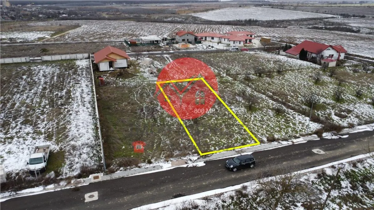 Teren 800 mp Mahmudia, utilitati, zona turistica - foto 1