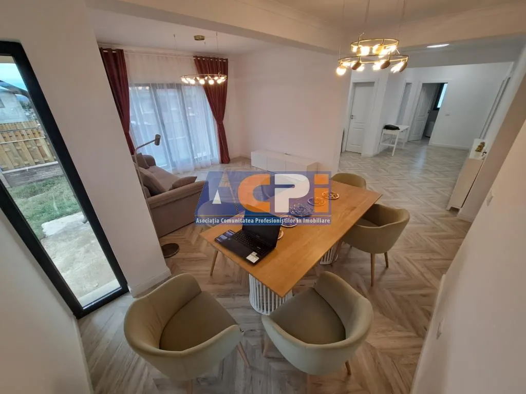 Casa noua mobilata, 4 camere, 96 mpu, 500 mp teren, plan parter, de vanzare, Vorovesti Iasi - foto 1