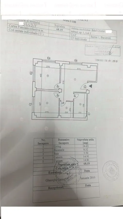 Apartament 3 camere demisol Gloriei Damaroaia Bucurestii Noi 0 comision - foto 15