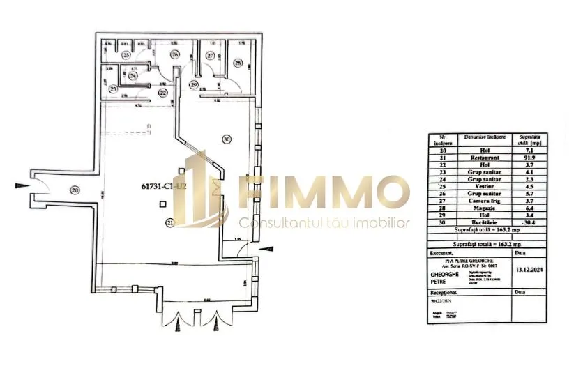 Spatiu comercial | 163 mp | Amenajare conf cerinte | ID: 1028 - foto 2