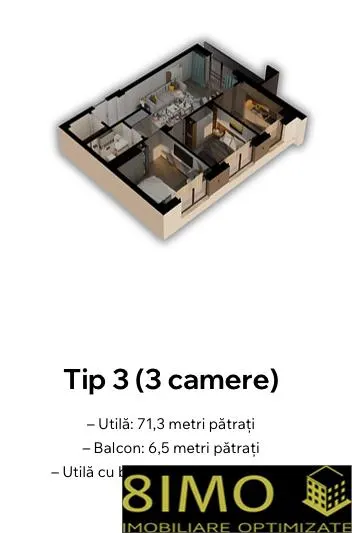 Apartamente 3 camere ultracentral Falticeni – Vesta Central – Bloc 2 – de la 96.255 € + TVA - foto 1
