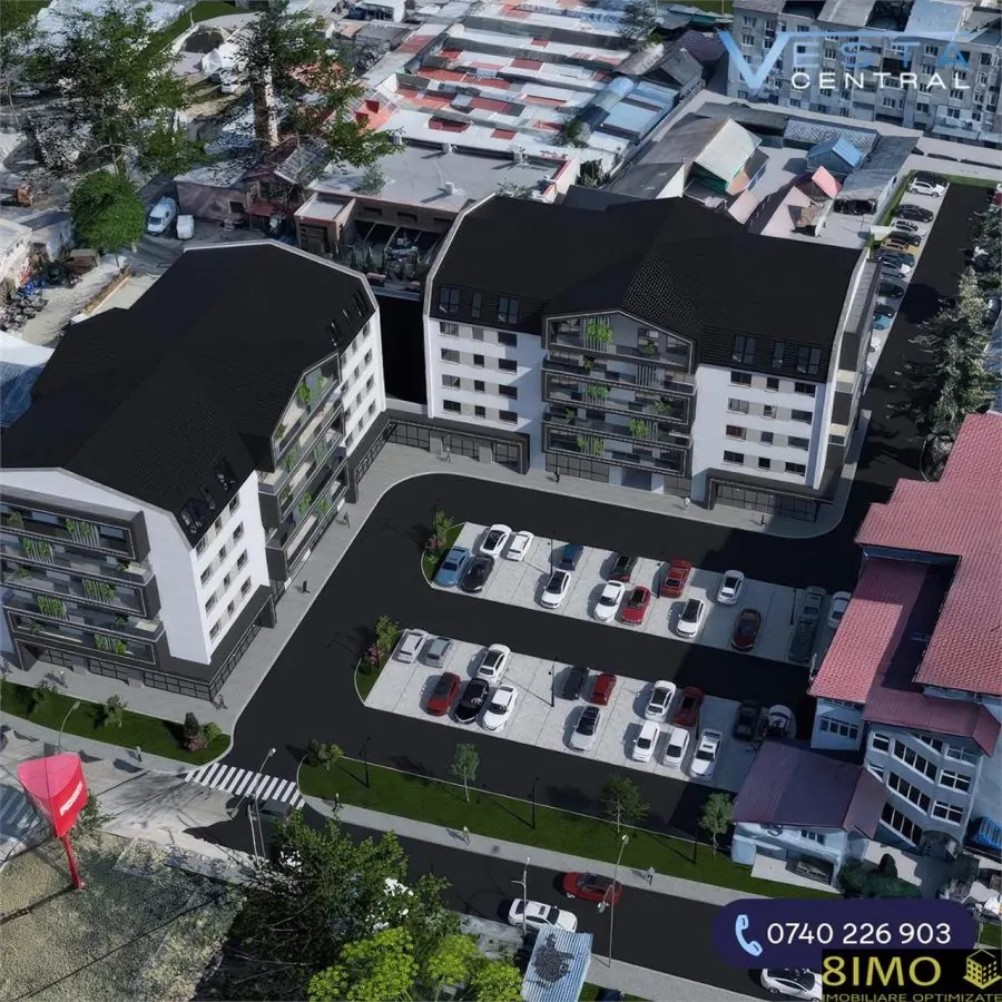 Apartamente 3 camere ultracentral Falticeni – Vesta Central – Bloc 2 – de la 96.255 € + TVA - foto 3
