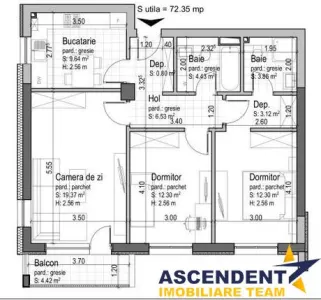 Apartament 3 camere Tractorul - foto 10