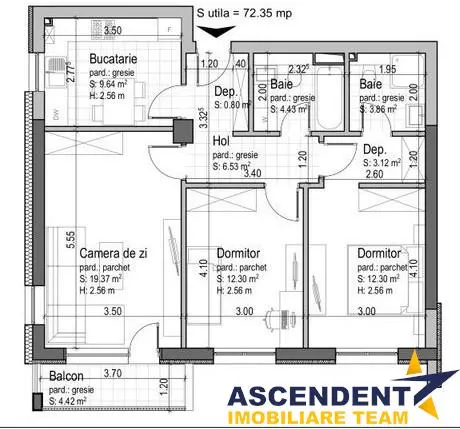 Apartament 3 camere Tractorul - foto 10