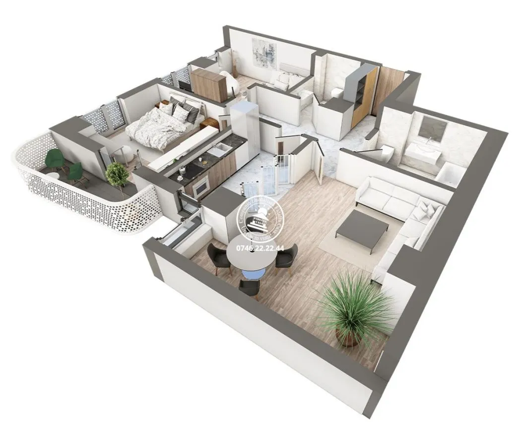 Apartament Nou 3 camere  de vanzare  Galata, - foto 2