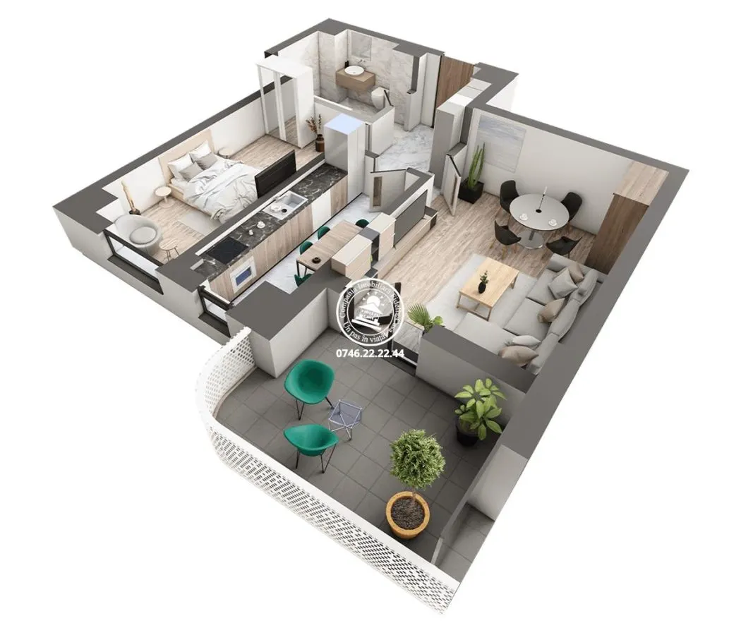 Apartament Nou 2 camere  de vanzare  Galata, - foto 1
