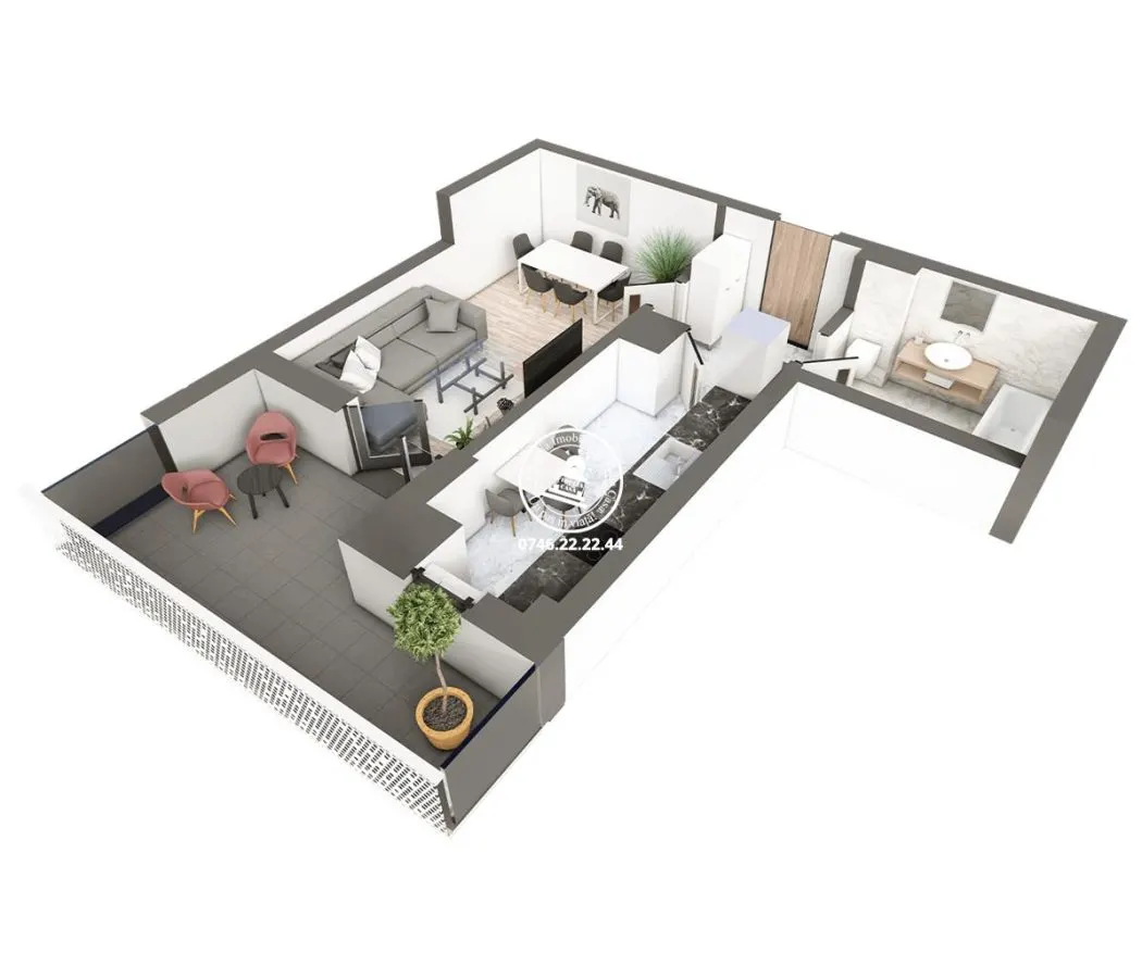 Apartament Nou 1 camere  de vanzare  Galata, - foto 2