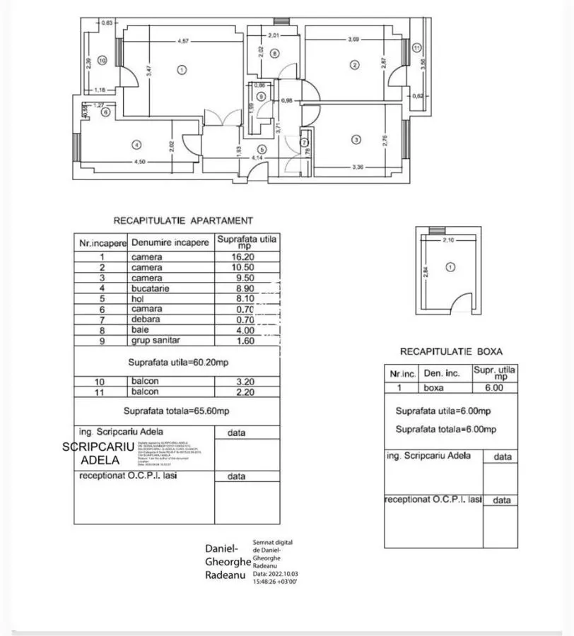 Apartament 3 camere  de vanzare  Centru, - foto 1