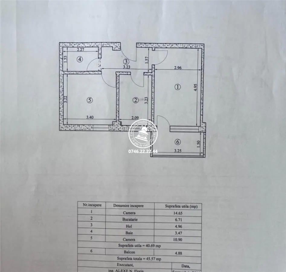 Apartament 2 camere  de vanzare  Valea Lupului, - foto 10