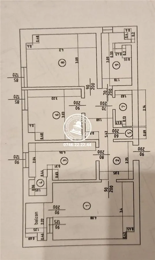 Apartament 3 camere  de vanzare  Centru, - foto 2