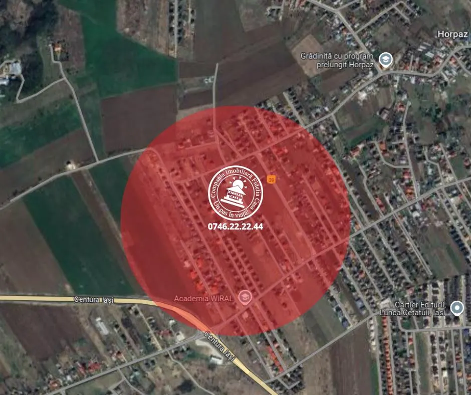 Teren pentru constructii case  de vanzare Iasi, Horpaz, - foto 1