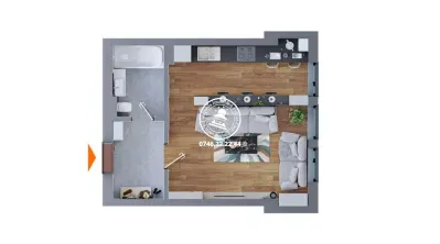 Apartament Nou 1 camere  de vanzare  Dacia, - foto 9