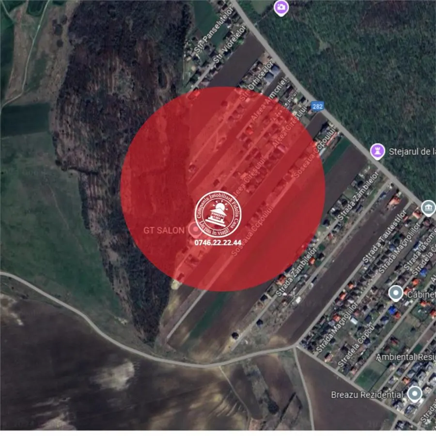 Teren pentru constructii case  de vanzare Iasi, Breazu, - foto 2