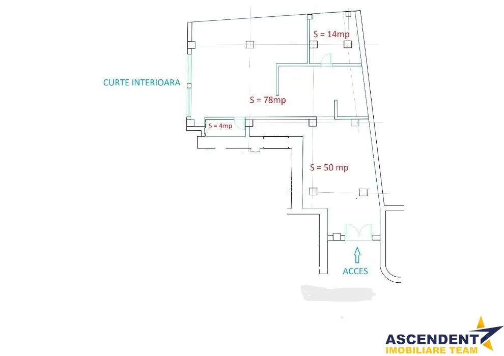 Spatiu elegant, compozitie versatina, curte interioara, Central, Targu Mures. - foto 9