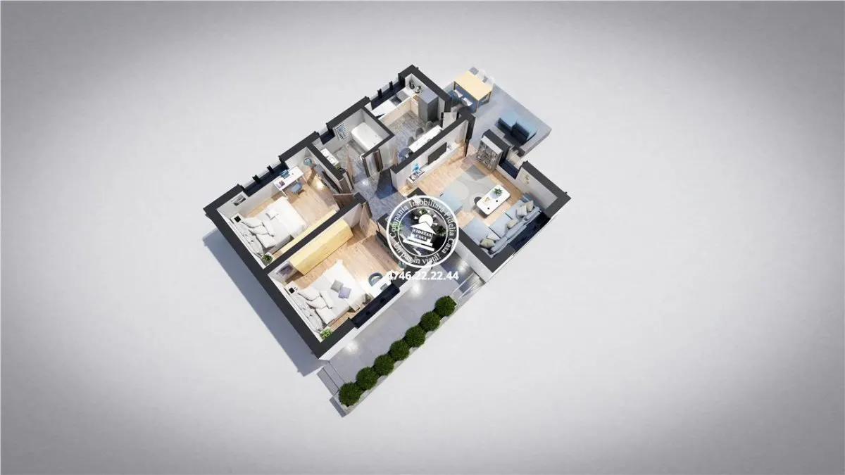 Casa cu 3 camere, 400mp, de vanzare in Miroslava-Ciurbesti - foto 18