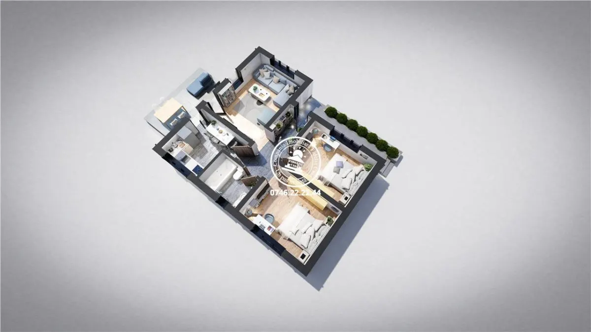 Casa cu 3 camere, 400mp, de vanzare in Miroslava-Ciurbesti - foto 19