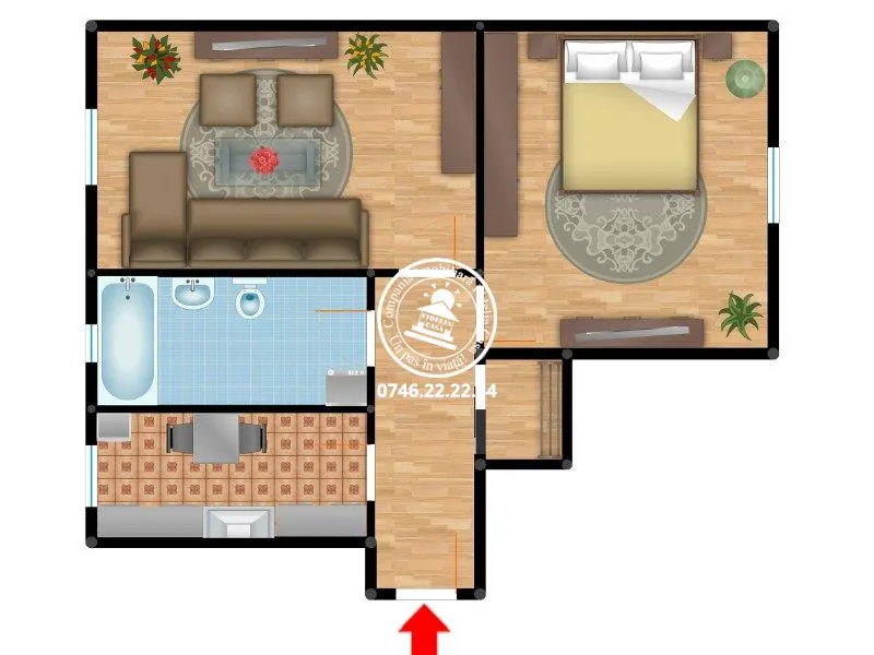 Apartament 2 camere  de vanzare  Piata Unirii, - foto 1