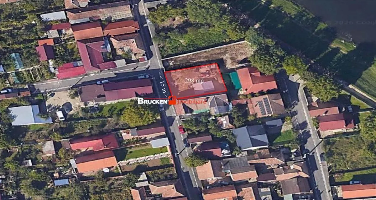 Teren de casa pe malul Crisului –  300 mp cu fundatie existenta - foto 5