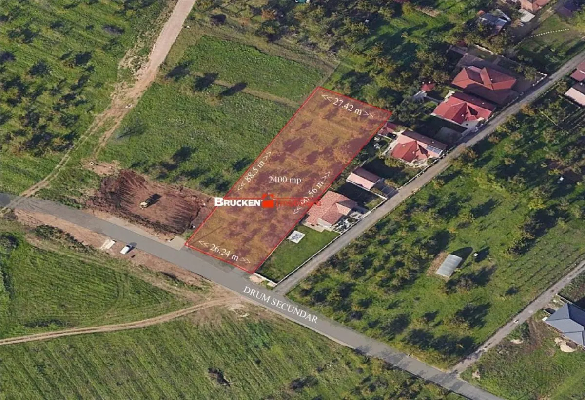 Teren pe deal | 2400 mp - foto 3
