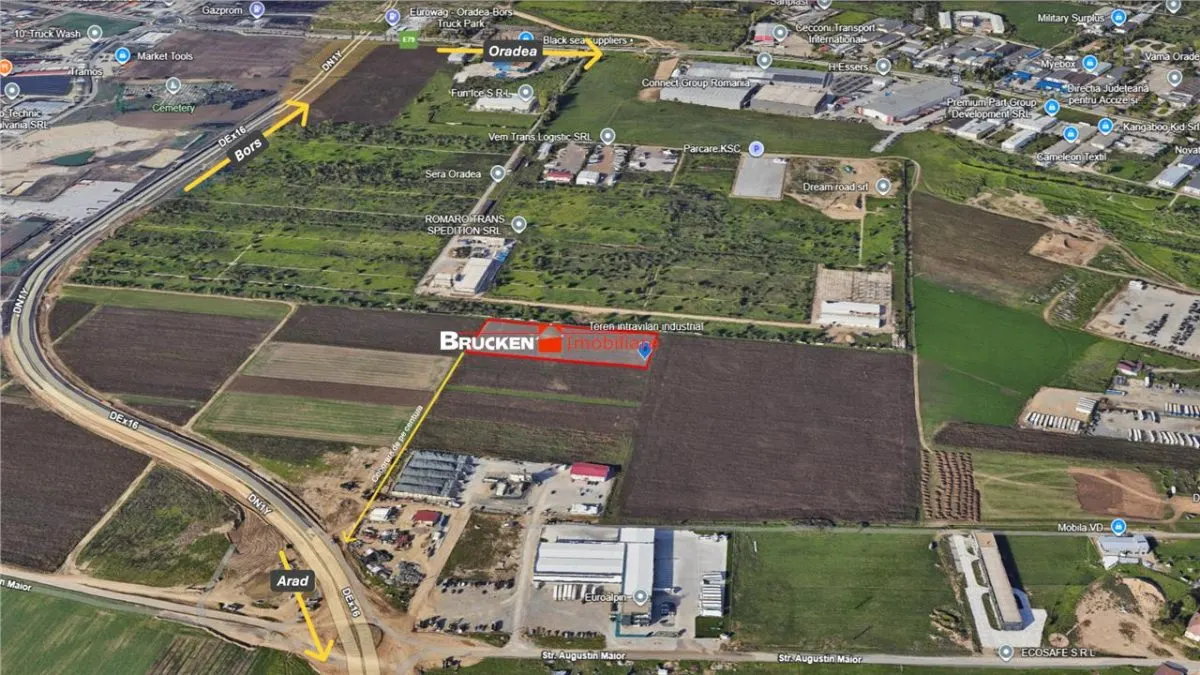 TEREN INDUSTRIAL INTRAVILAN | zona PARC INDUSTRIAL 1 | ORADEA - foto 1