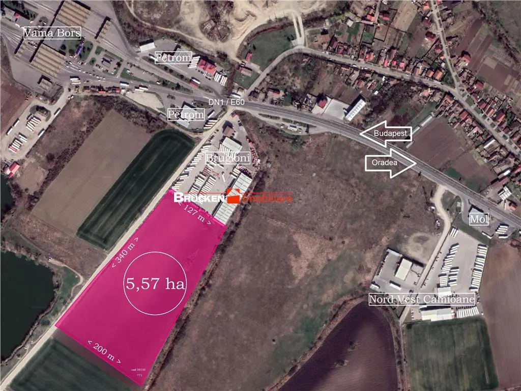 TEREN INDUSTRIAL CU PUZ | 5,2 HA | BORS - ORADEA - foto 1