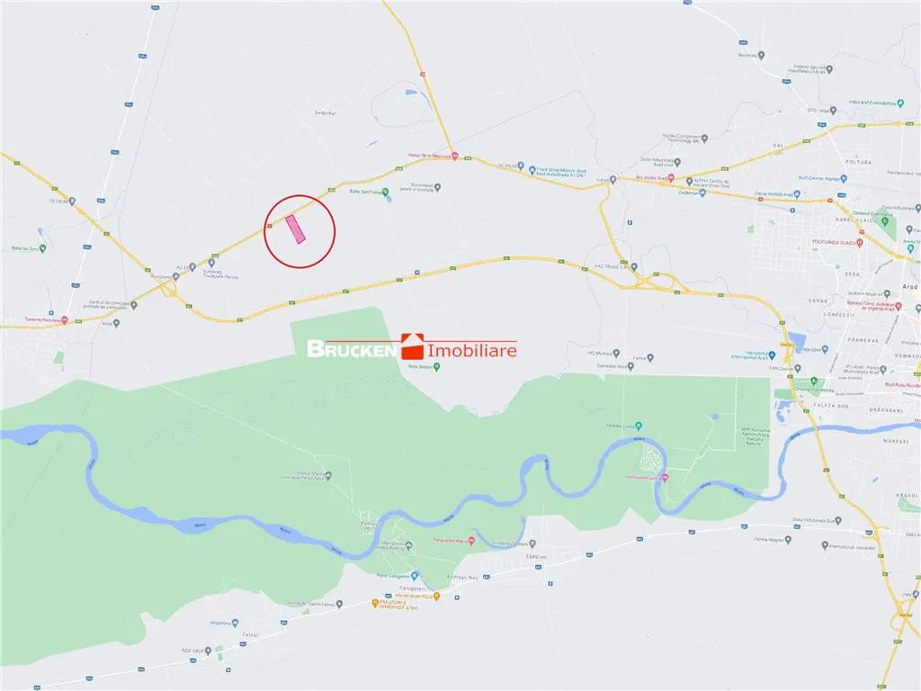 TEREN CU POTENTIAL INDUSTRIAL/ SERVICII | 9,44 HA | ARAD, PECICA - foto 2