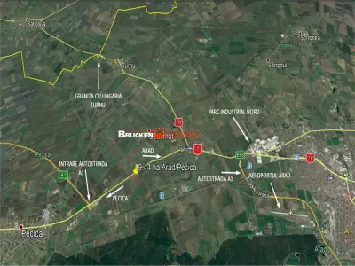 TEREN CU POTENTIAL INDUSTRIAL/ SERVICII | 9,44 HA | ARAD, PECICA - foto 3