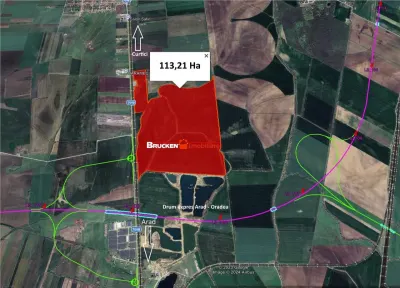 113,21 ha in nordul Aradului, la iesirea de pe drumul expres - Sofronea