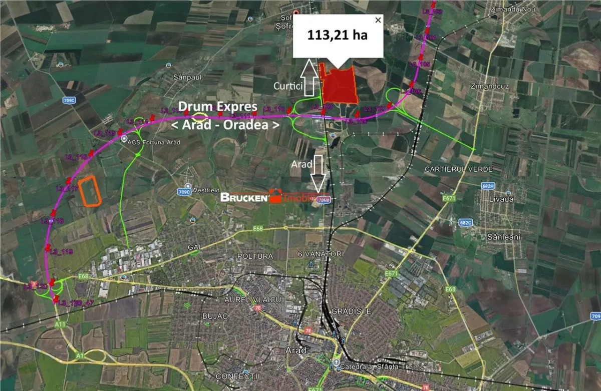 113,21 ha in nordul Aradului, la iesirea de pe drumul expres - foto 2