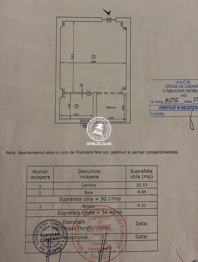 REPREZENTARE EXCLUSIVA! Studio premium de vanzare â€“ Centru - Palas | Investitie excelenta regim hotelier - foto 20