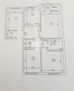 Apartament 4 camere decomandat zona Galata - Iasi