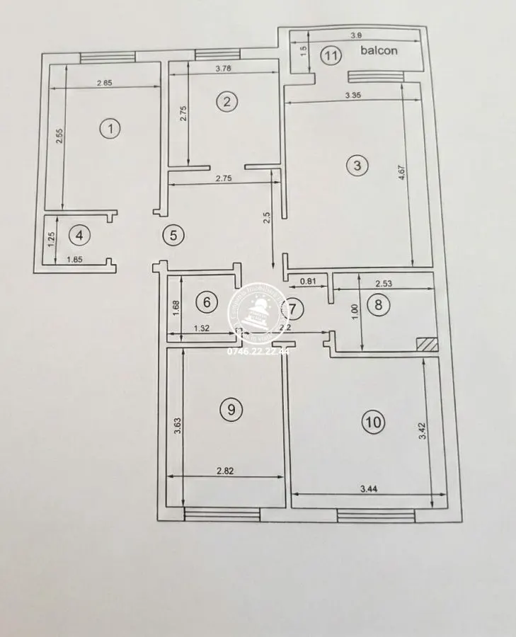 Apartament 4 camere decomandat zona Galata - foto 1