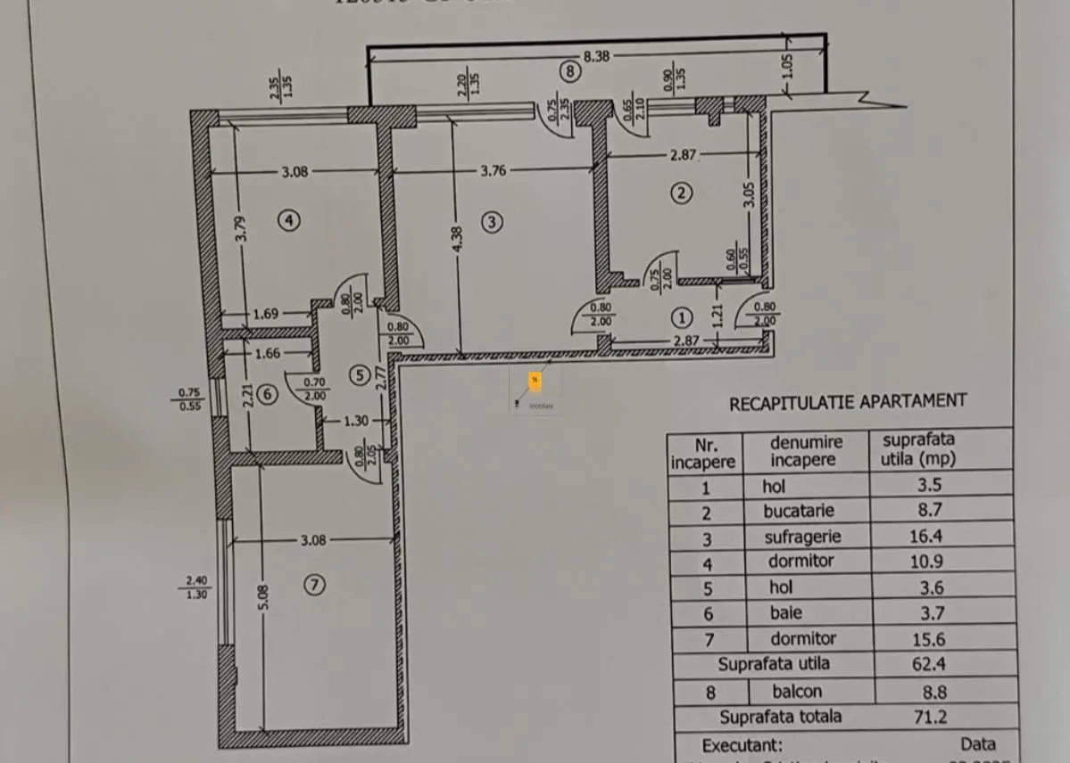Apartament 3 camere zona sud - foto 7