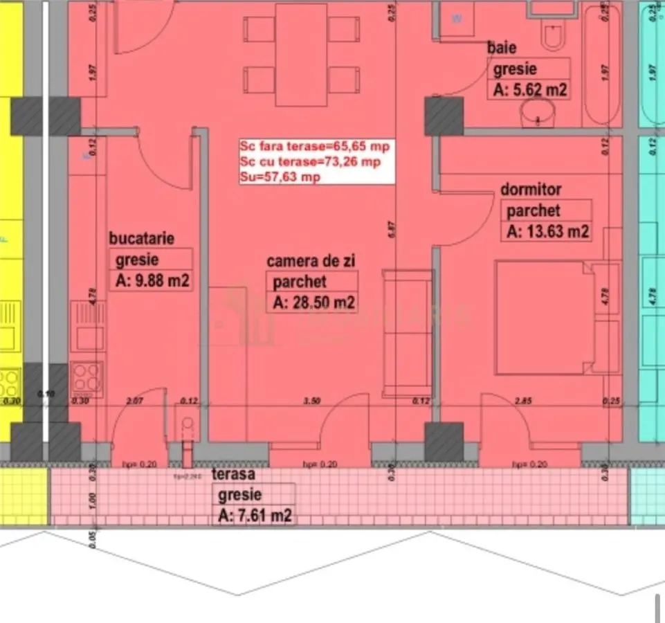 COMISION 0% !!! Apartament 2 camere, bloc nou, zona Republicii -  Policlinica Sf Ioan - foto 7