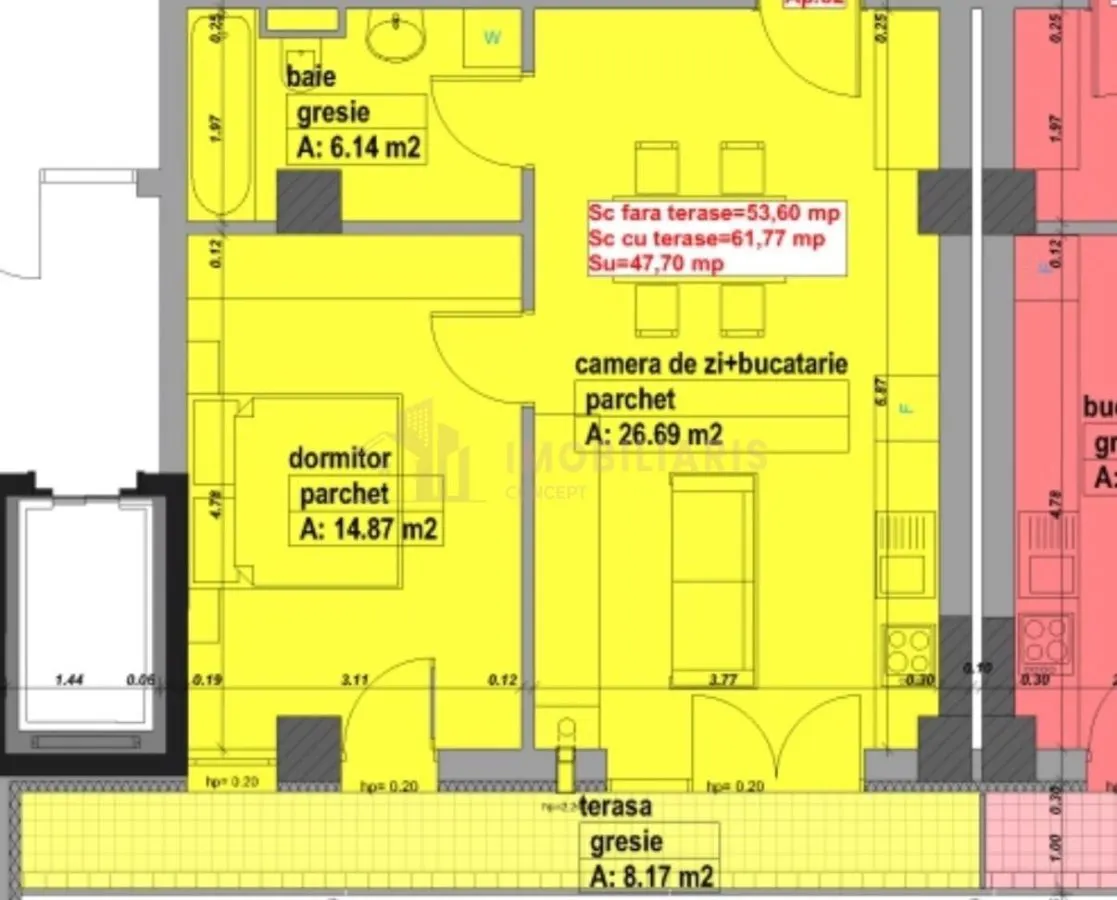 COMISION 0% !!! Apartament 2 camere, bloc nou, zona Republicii -  Policlinica Sf Ioan - foto 8