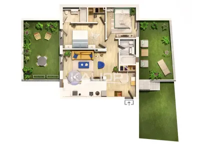 Apartament PREMIUM I 3 camere I 82 mp I Terasa 92 mp  I  zona Parcului Central - Cluj-Napoca