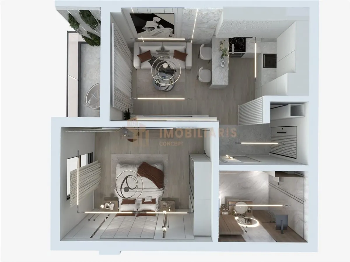 COMISION ZERO-Apartament 2  camere imobil nou zona Constantin Brancoveanu - foto 1