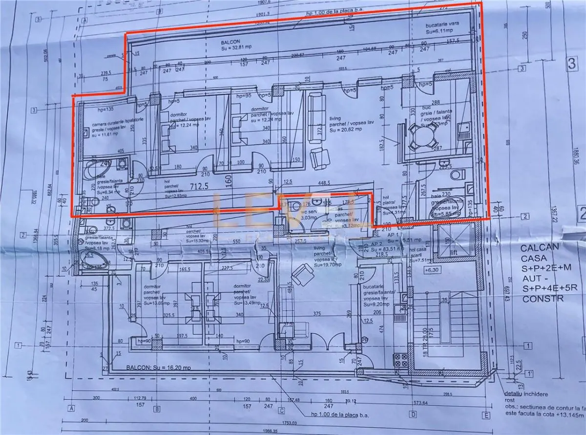 Apartament cu 4 camere de vanzare - Domenii - Bloc Nou tip Boutique [TUR VIDEO] - foto 19