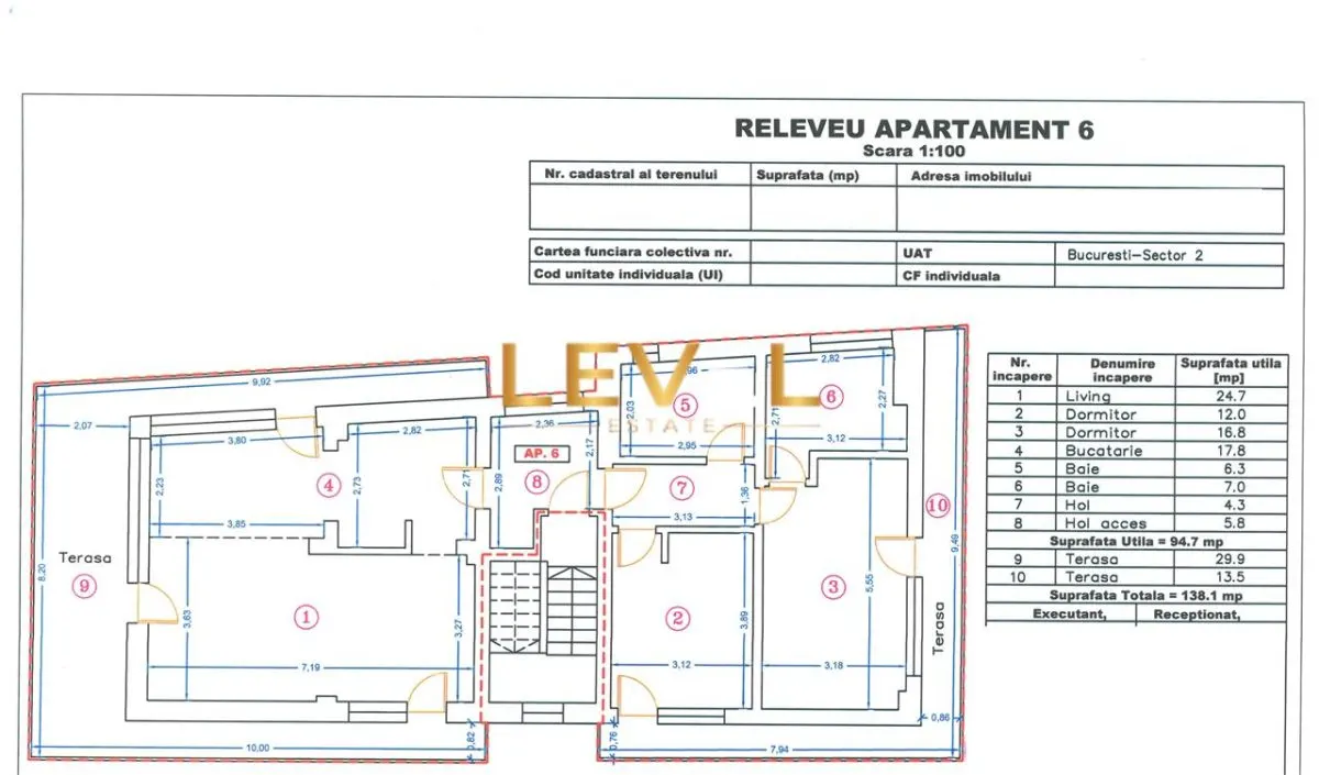 [VIDEO] Penthouse 3 camere de vanzare | 95 mp Utili + 45 mp Terase | Floreasca | Pescariu - foto 23