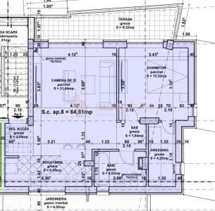 Apartament 2 camere, zona Marul de Aur - foto 6