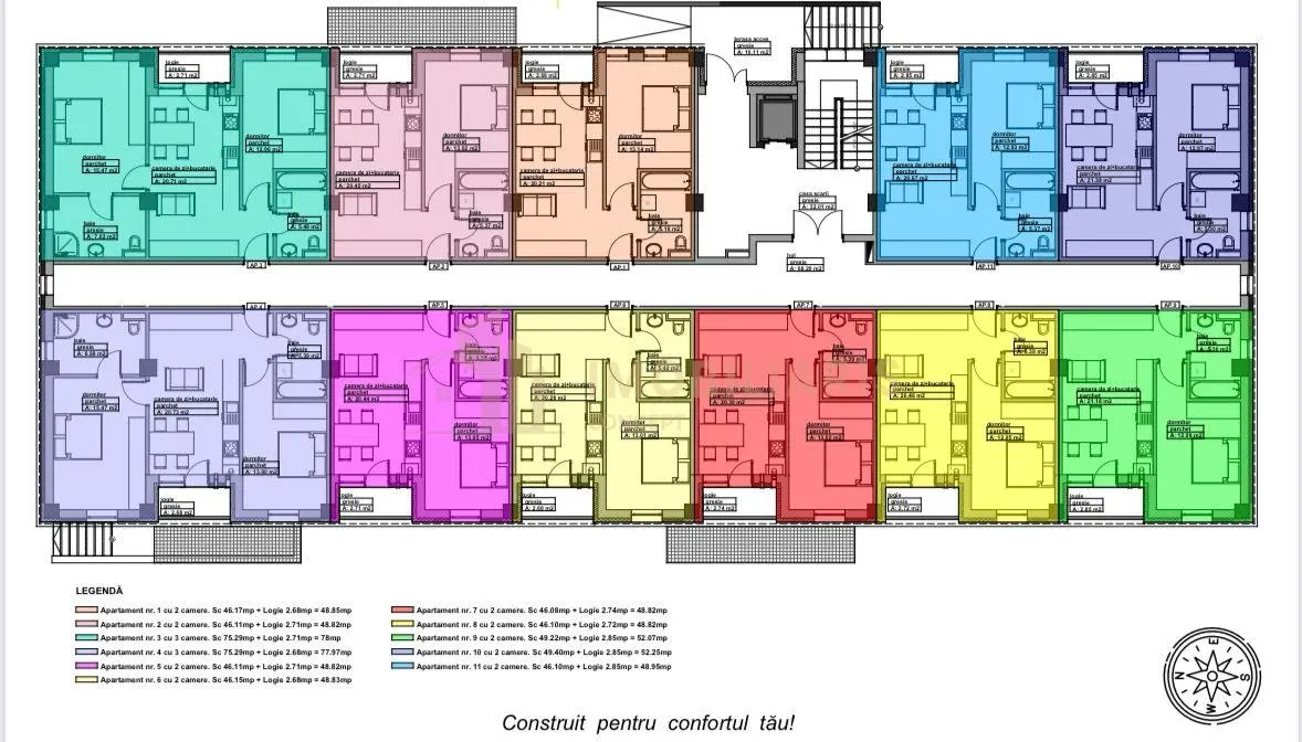 Apartamente cu 2 si 3 camere proiect nou - foto 2