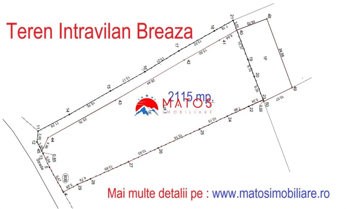 Teren intravilan 2.115 mp de vânzare Breaza, Prahova | 0% comision - foto 4