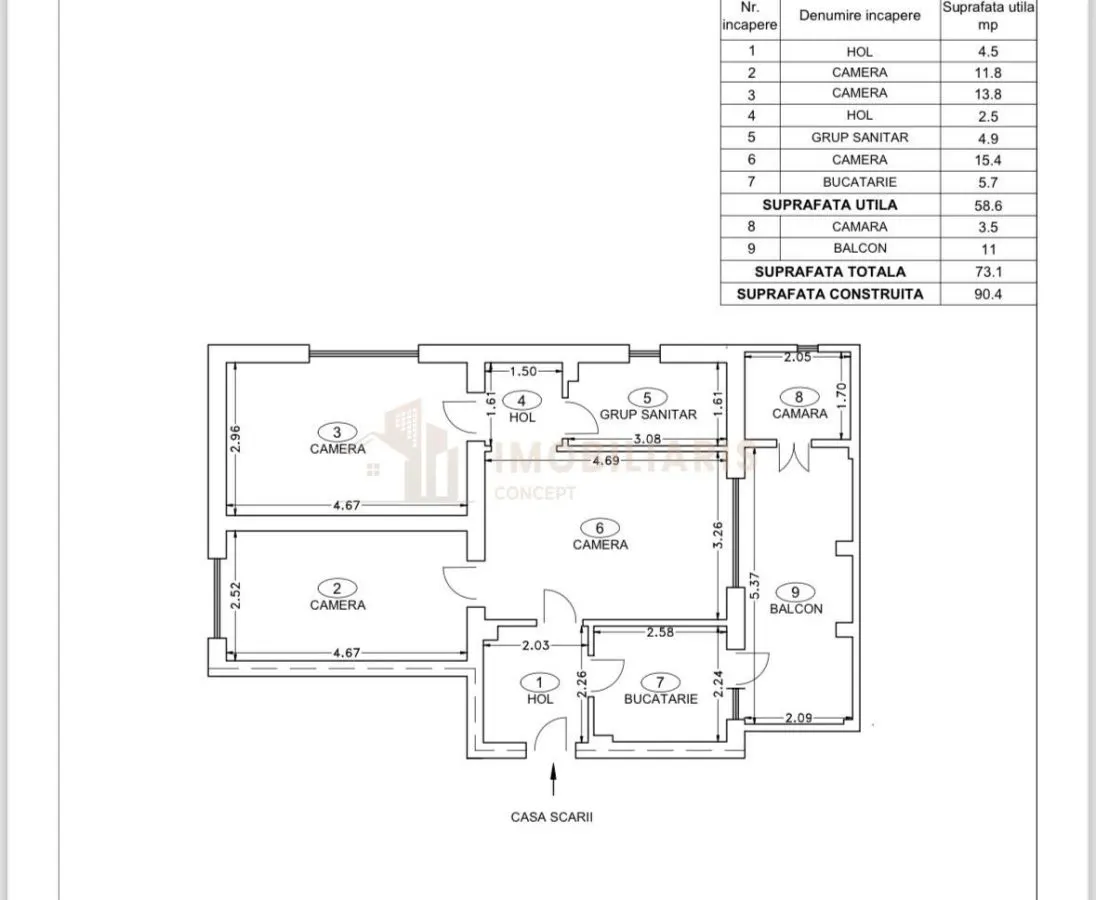 Apartament 3 camere,parter zona Vivo Mall - foto 9