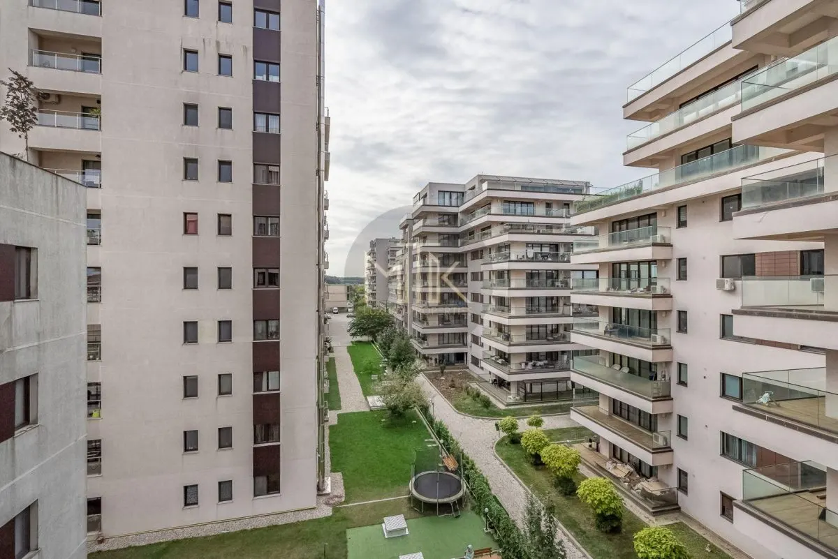 Apartament 3 camere, mobilat&utilat | Green Vista | SCOALA AMERICANA - Pipera - foto 14