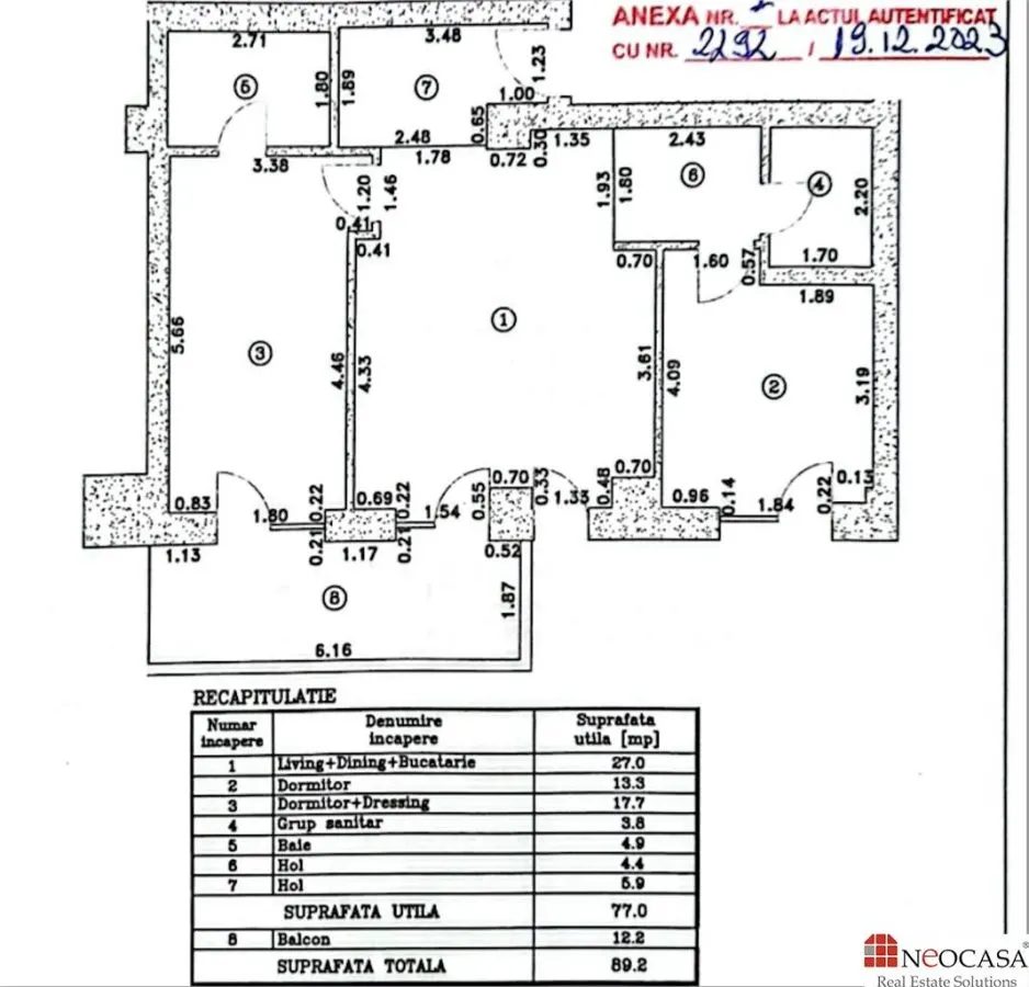 Apartament 3 camere modern, Cortina 126 - foto 21