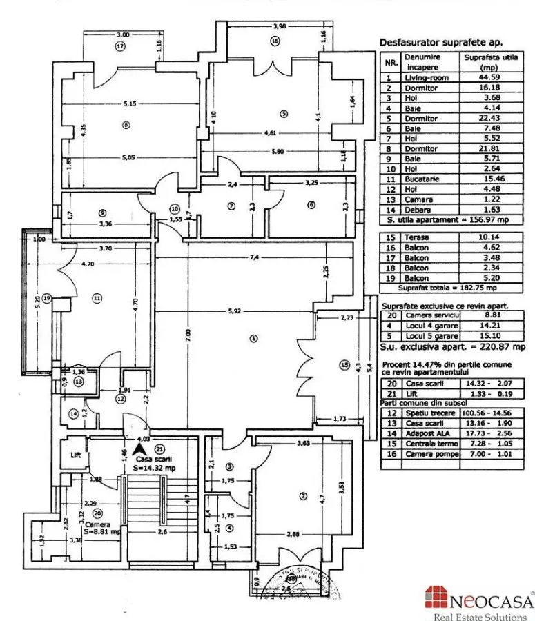 PARC VERDI, UN APARTAMENT/ETAJ, ET 4, 192 MP,  2 LOCURI PARCARE! - foto 24