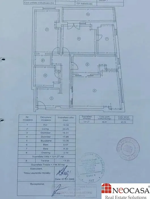 BANEASA REGINA MARIA, 2009,121 MP UTILI, 2 LOCURI PARCARE! - foto 7